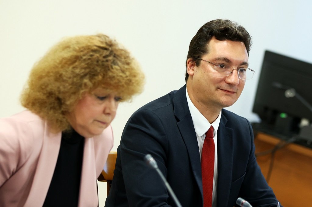 Председателят на Върховния касационен съд Галина Захарова, министърът на правосъдието Крум Зарков.