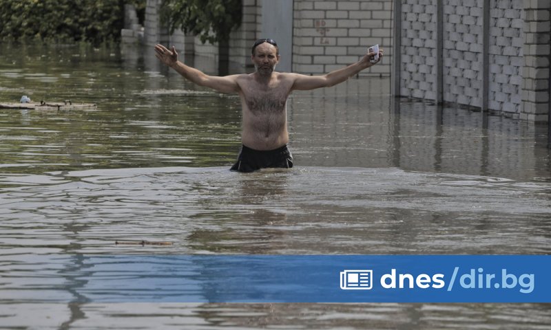 Градът е наводнен, заяви Владимир Леонтиев, ръководител назначената от Русия