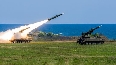 Снимка БТА Учението се провежда на зенитния полигон на Военновъздушните