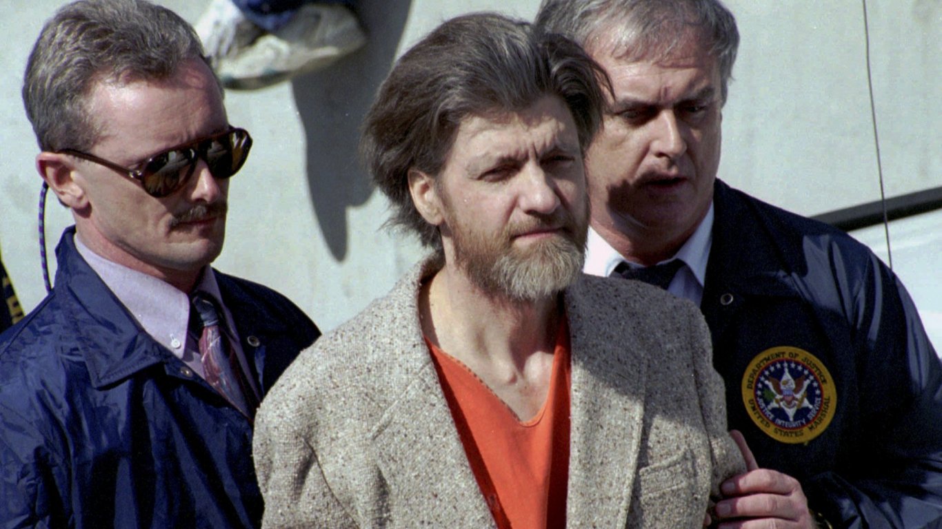Прочутият американски терорист Тед Качински-Юнабомбър почина в затвора на 81