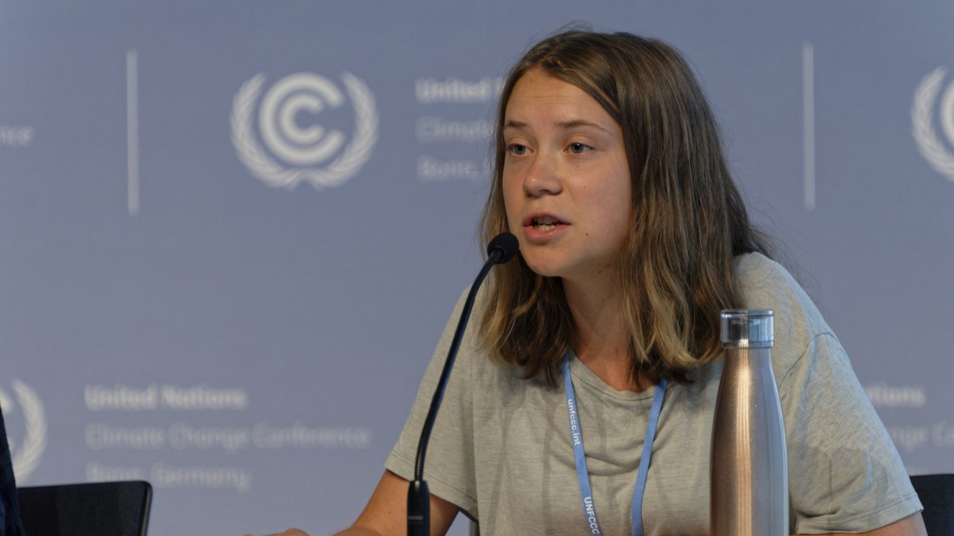Грета Тунберг зове бизнеса за радикална борба с глобалното затопляне