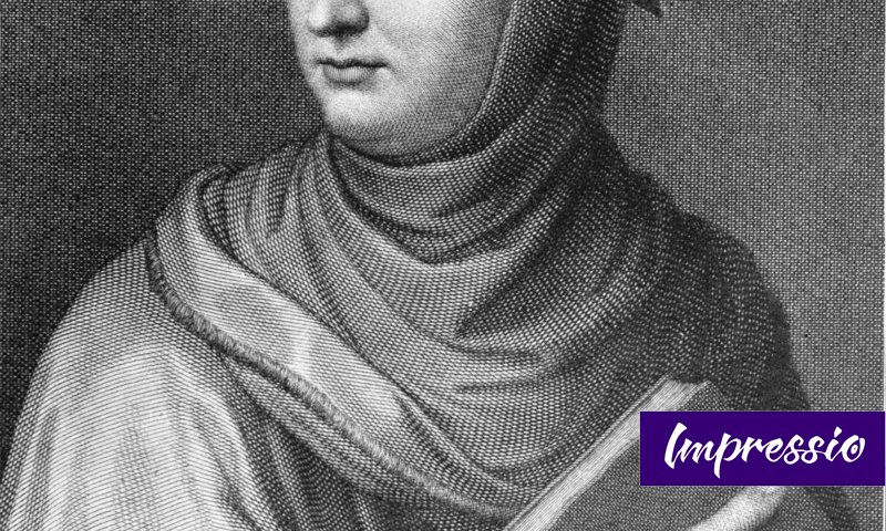 Гравюрен портрет на Джовани Бокачо от Рафаело Санцио Морген (1758-1833 ...