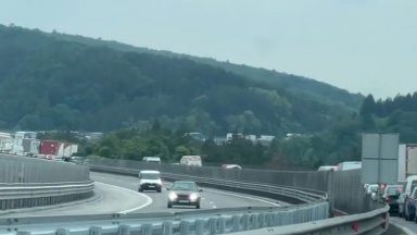 Снимка Facebook Магистрала Тракия Николай Илчев Че задръстването е километрично се вижда