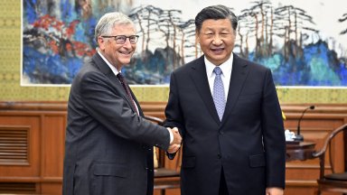 Той прие Гейтс в държавната къща са гости в Пекин