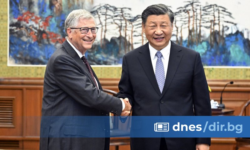 Той прие Гейтс в държавната къща са гости в Пекин,