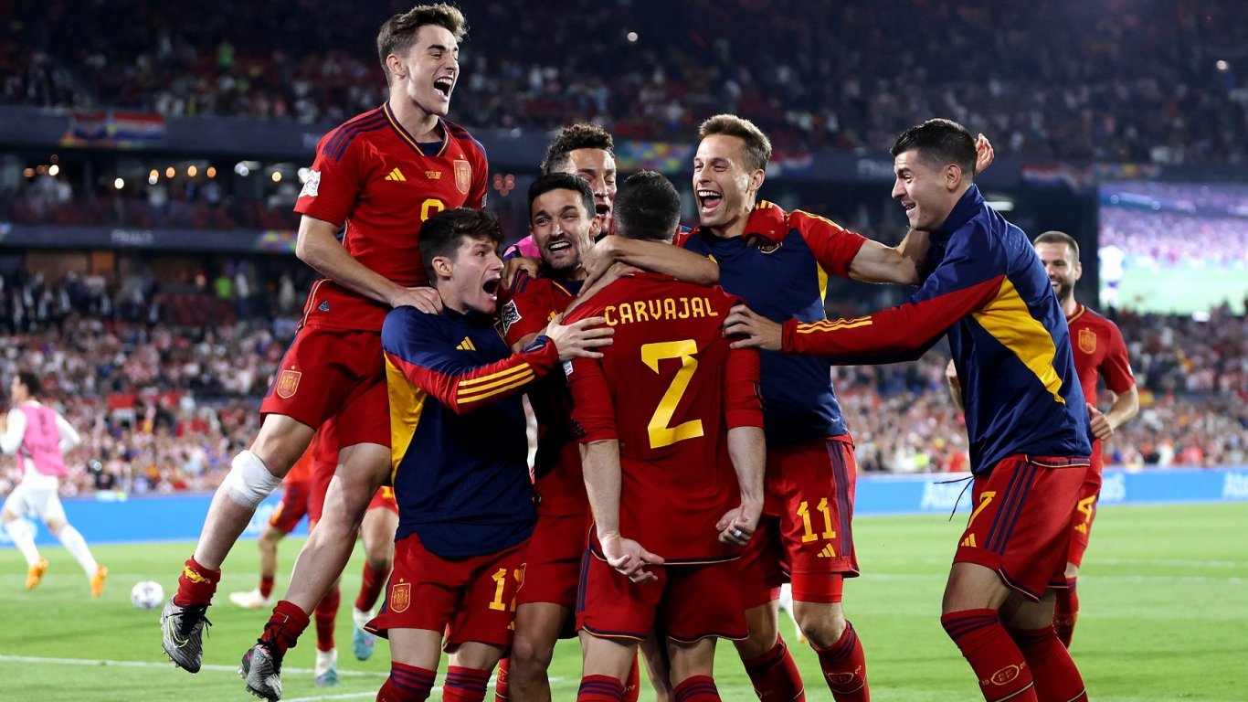 Дузпи съкрушиха поредната хърватска мечта: Испания спечели Лигата на нациите