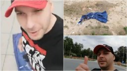 Мъж запали знаме на НАТО в Пловдив, прокуратурата го разследва