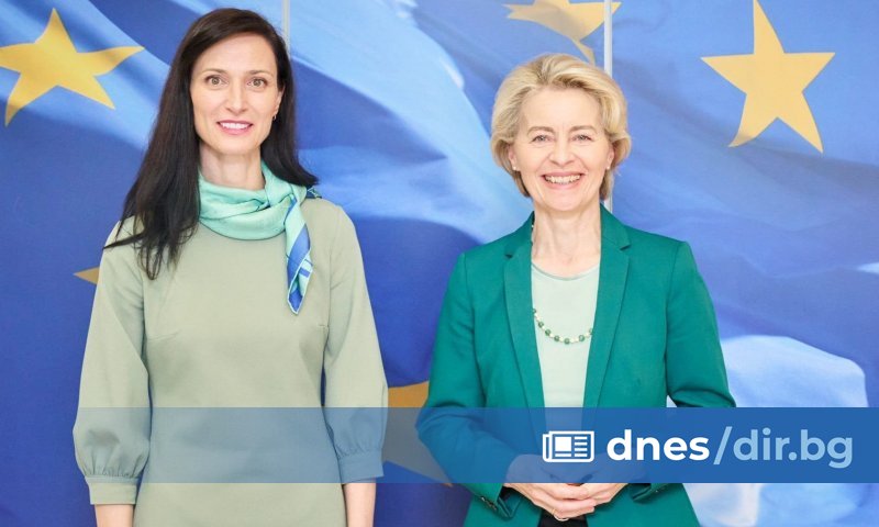 Урсула фон дер Лайен поздрави Мария Габриел по повод встъпването