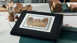 Най-старата книга в света се разкрива чрез шевове в листове папирус
