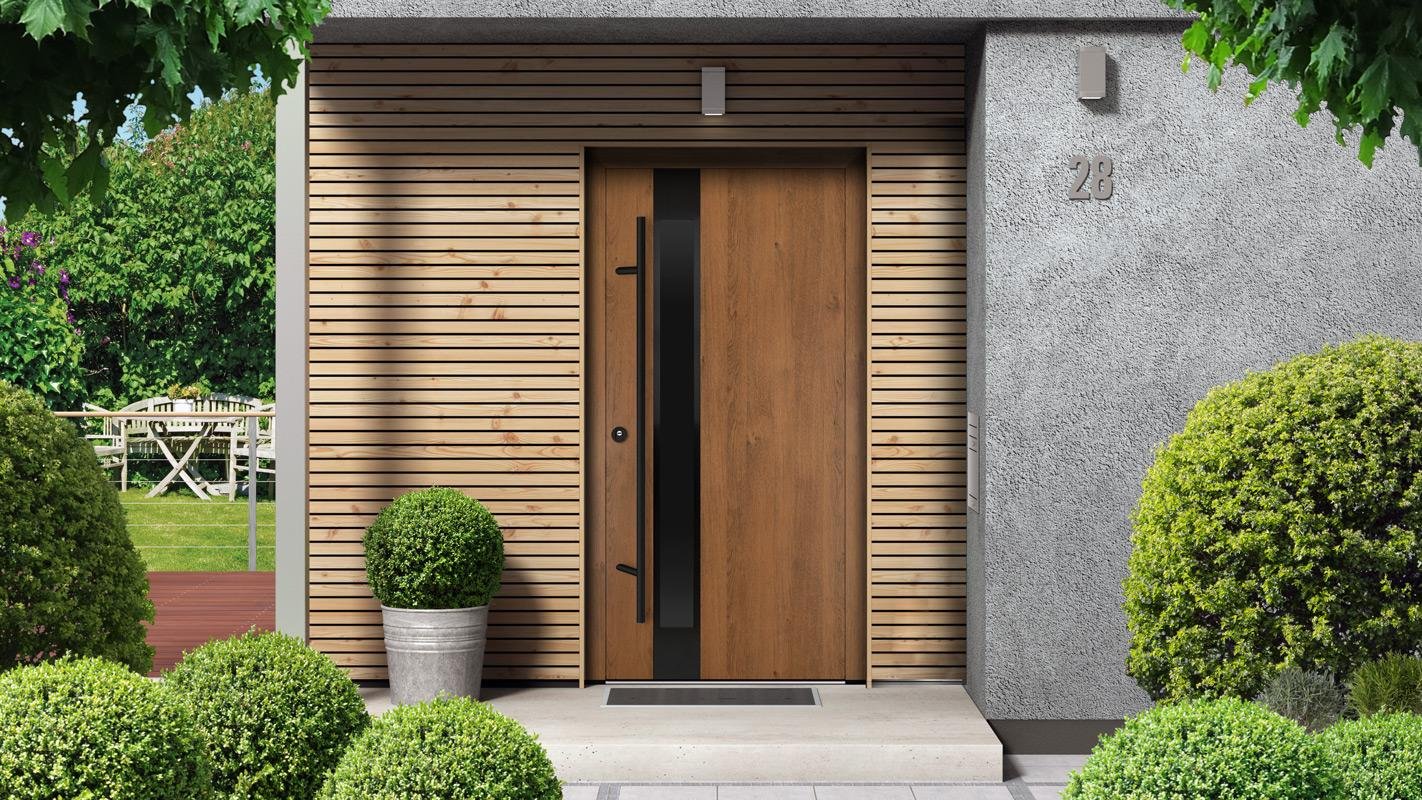 Входната врата за къща може да е с най-различни размери и дизайн