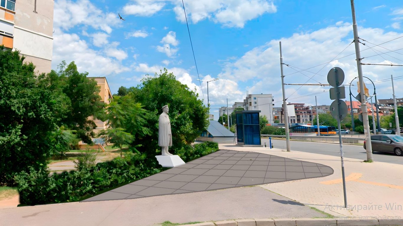 Издигат паметник на ген. Владимир Вазов в София