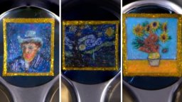 Британски художник направи три микроскопични копия на шедьоври на Ван Гог върху часовников механизъм