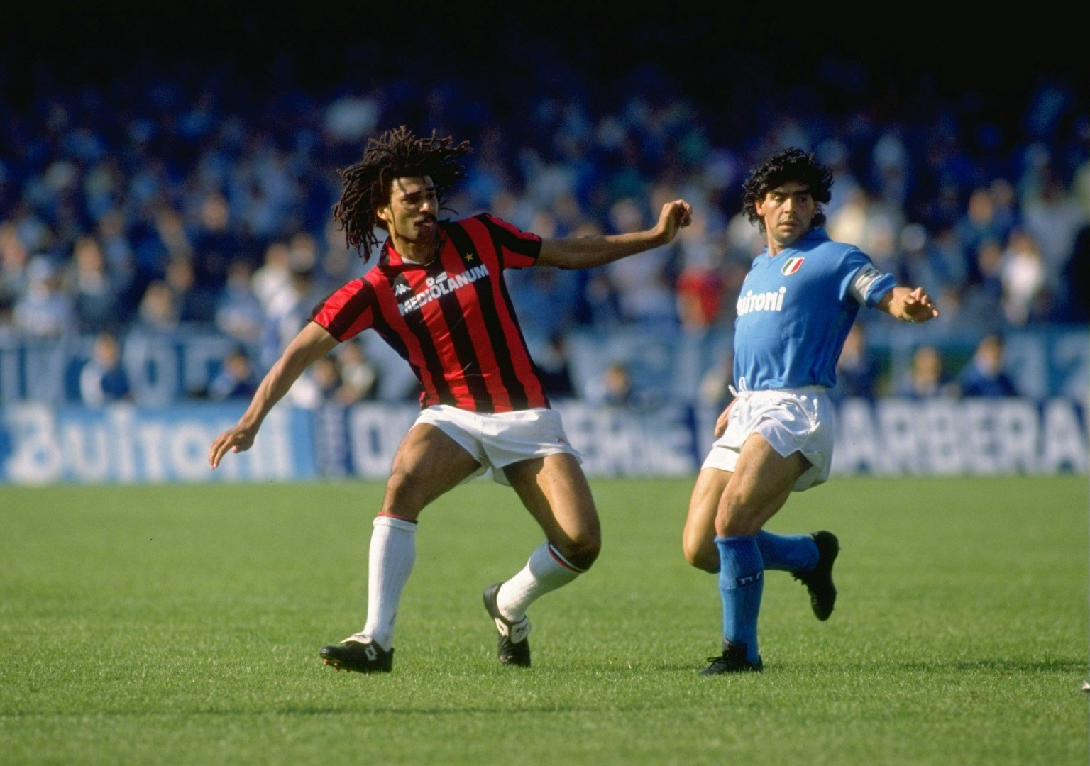 Марадона и Гулит, дерби Милан - Наполи през 80-те
