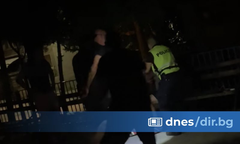 Видеото е отпреди няколко дни и е запечатало сцените, разиграли