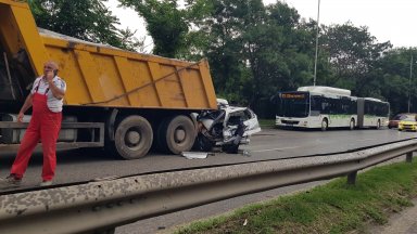 Сигнал за инцидента е получен в 15 34 ч 3 линейки