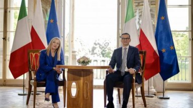Полският лидер направи това на съвместна пресконференция с италианския премиер