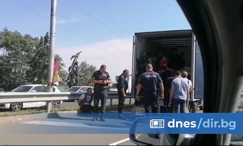 Колата е спряна на бул.Тодор Александров на 5 километра след