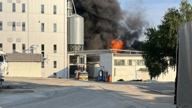 Снимка БТА На място са изпратени три екипа на пожарната