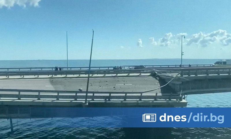 Според източника при нападението на моста са използвани същите надводни