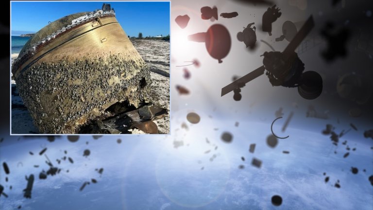 Космически боклук изплува на плаж в Австралия