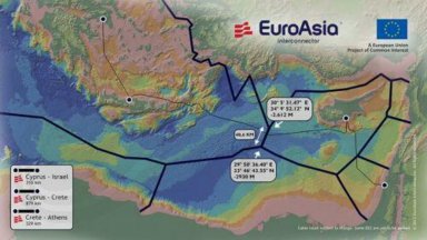 Изграждат подводен електропровод на 3000 метра дълбочина между Кипър и Гърция