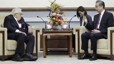 Снимка AP БТА Кисинджър бе държавен секретар на САЩ и съветник