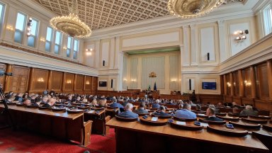 Депутатът Ангел Георгиев прочете текста на декларацията на която от