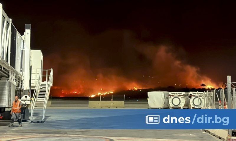 По-рано днес в Палермо отново в Сицилия заради пожар беше