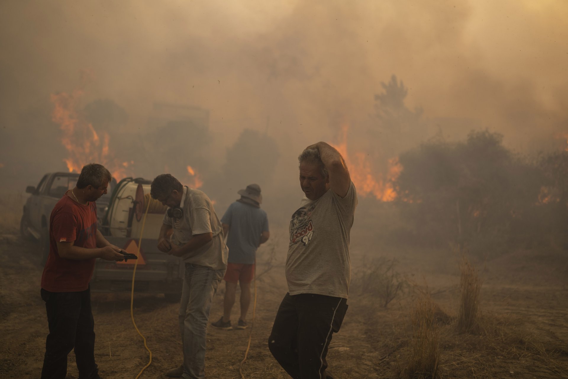 Пажарите на остров Родос