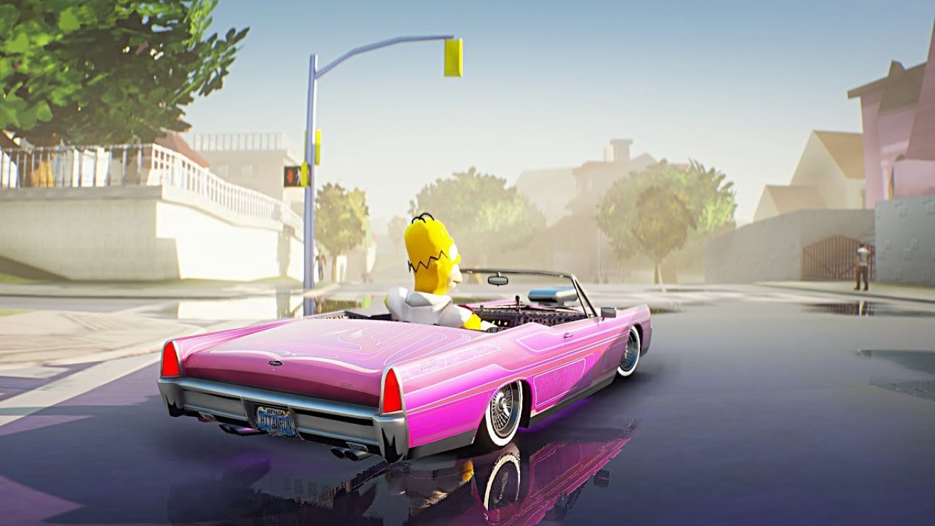 Показаха римейка на The Simpsons: Hit & Run с Unreal Engine 5