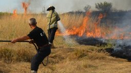 Военни се включват в борбата с пожарите в Хасковско 