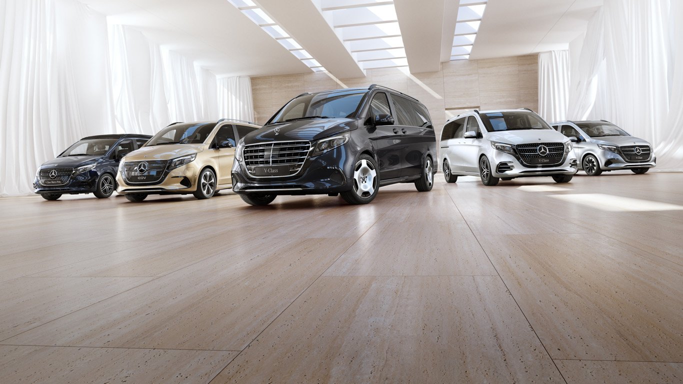 Mercedes-Benz обнови вановете от семейството на V-класата