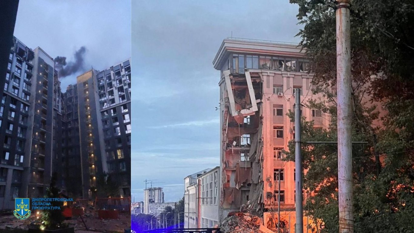 Руски ракетен удар порази сграда в Днепър