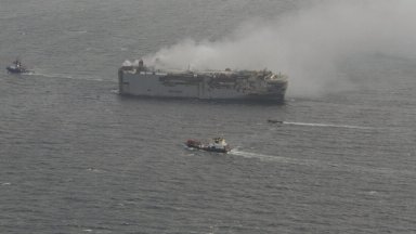 Сигналът за пожара на регистрирания в Панама Фриймантъл хайуей Fremantle