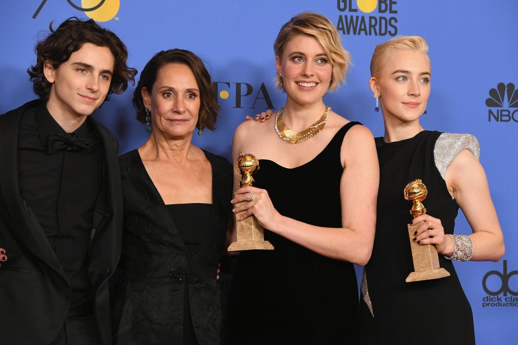 Грета Геруик с актьорите от филма „Lady Bird“ грабнаха награди „Глобус“