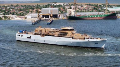 Корпусът на първия многофункционален модулен патрулен кораб за ВМС бе спуснат на вода
