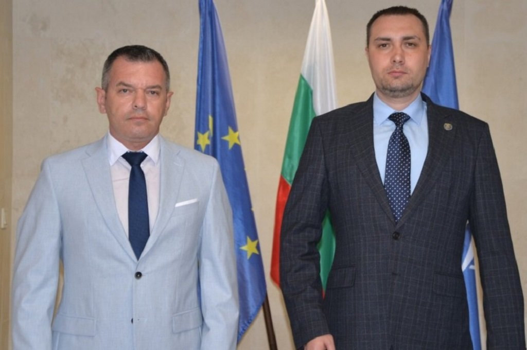 Генерал-майор Кирило Буданов и бригаден генерал Венелин Венев