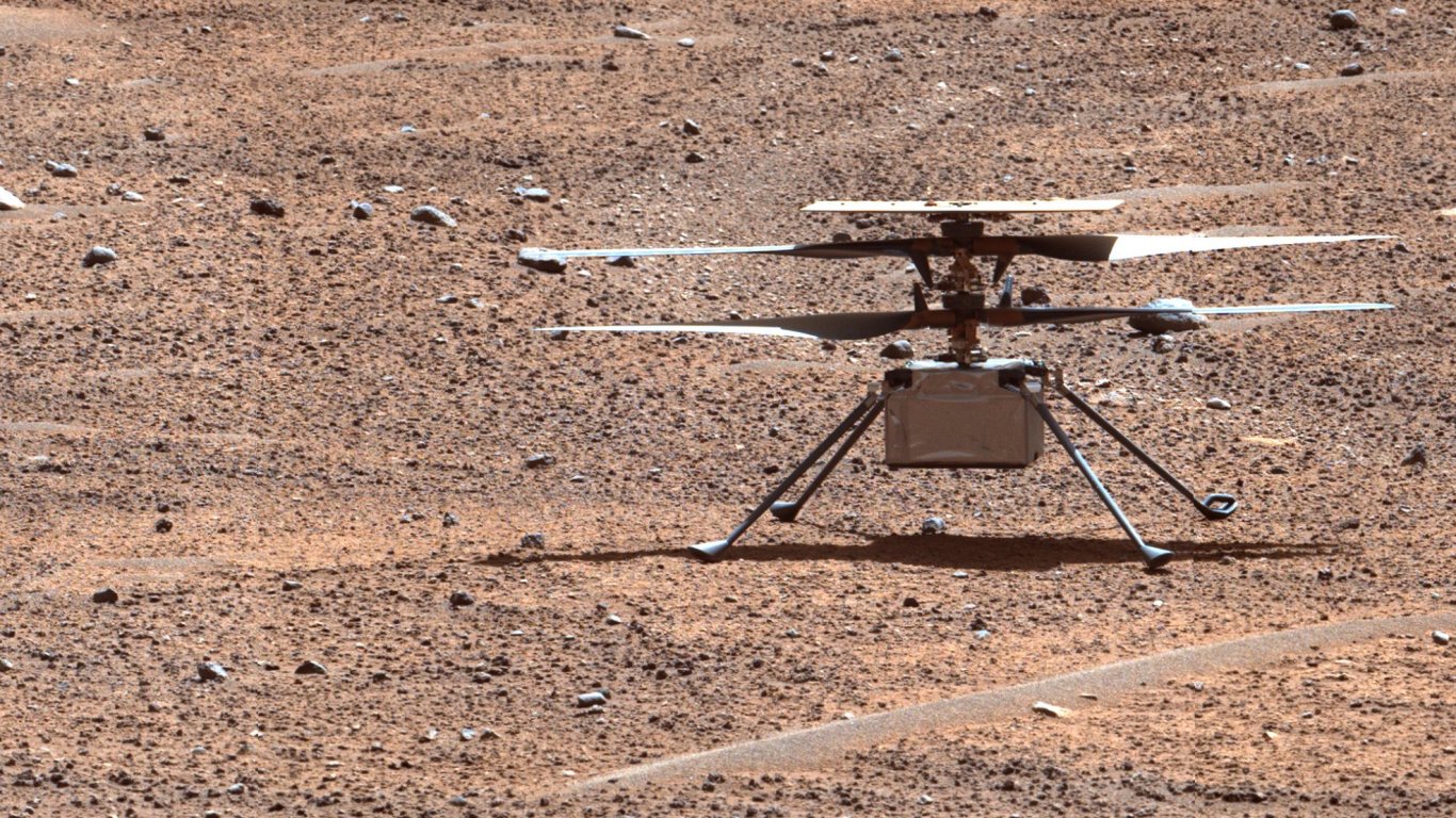 Мини-хеликоптерът "Инджинюъти" завърши 55-ия си полет на Марс