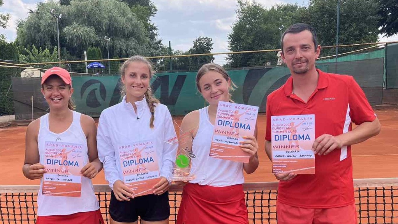 Девойките на България стъпиха на европейския тенис връх