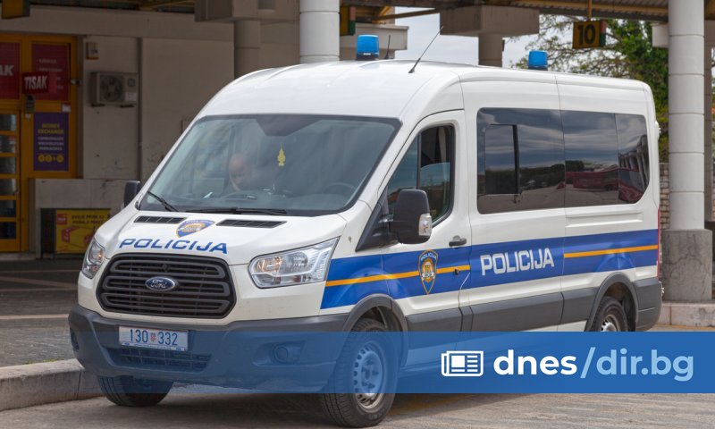 Служители на полицията в град Слун, Централна Хърватия, са спрели