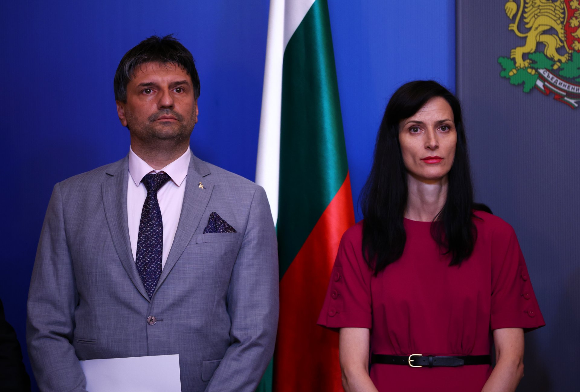 Директорът на СДВР Любомир Николов и вицепремиерът Мария Габриел