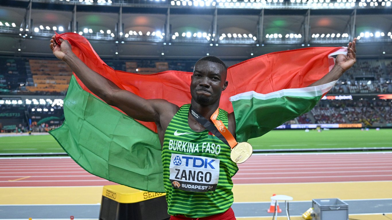 Скок за историята: Буркина Фасо с първо световно злато в леката атлетика