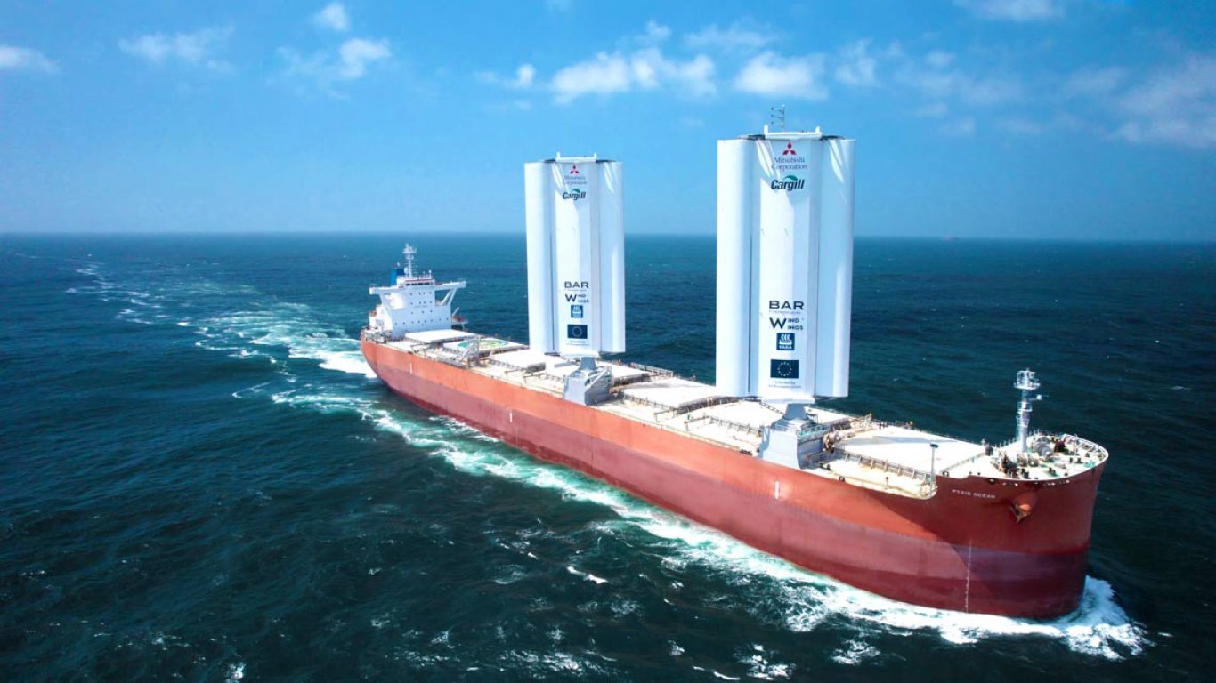 Иновация: Карго корабите на бъдещето ще се задвижват от платна
