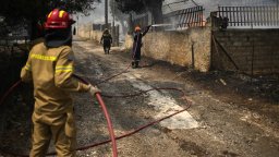 Четирима мъже са с изгаряния след голям пожар в дърводелски цех край Велинград
