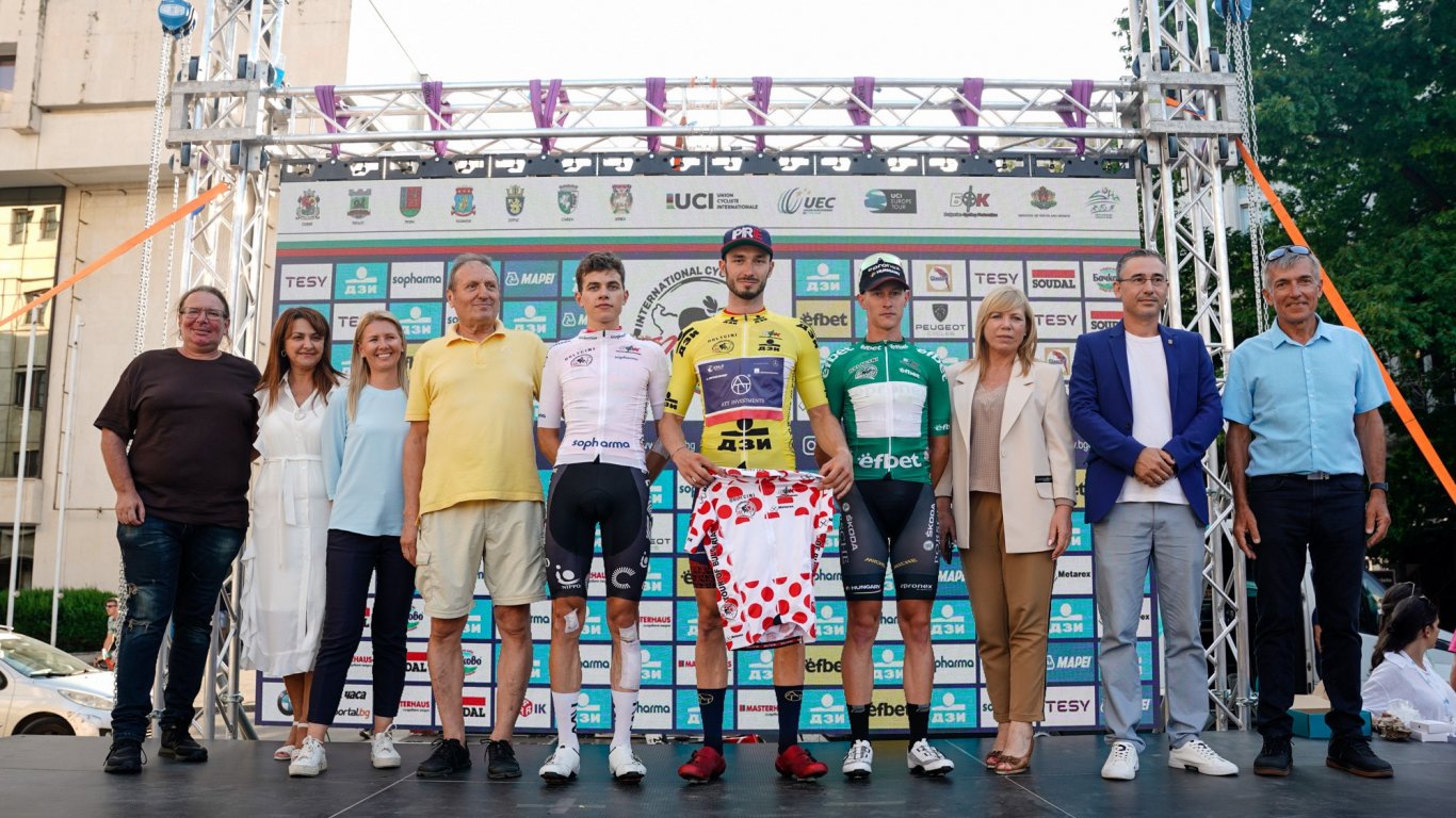 Патрик Стош спечели третия етап в Международната колоездачна обиколка на България