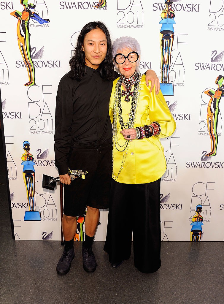 С дизайнера Алекзандър Уанг в бекстейджа на модните награди CFDA