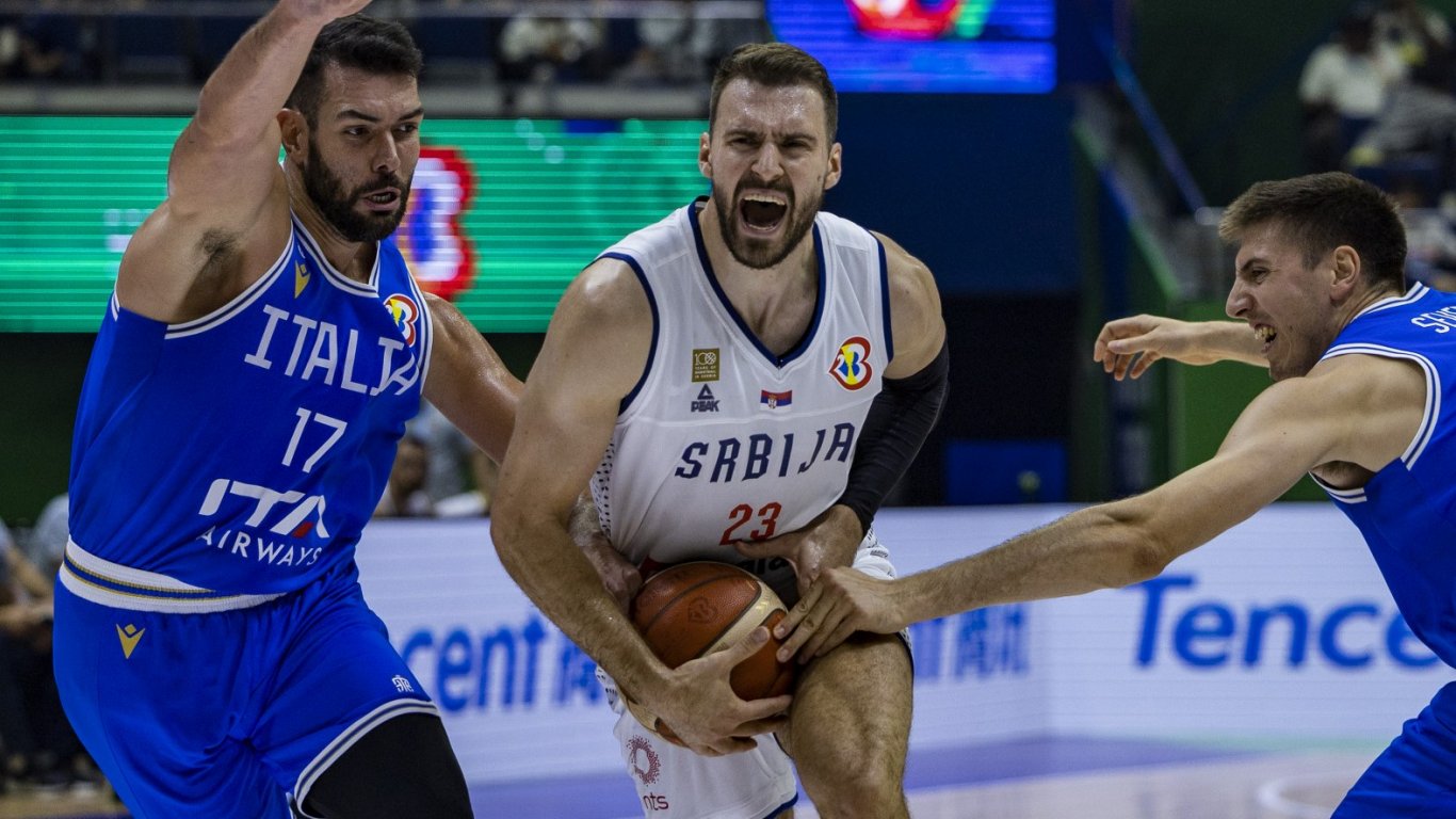 Италия за трета поредна година е баскетболният кошмар на сърбите