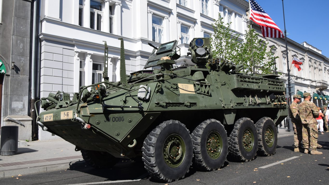САЩ одобри евентуалната продажба на  бронирани машини "Страйкър" на България 