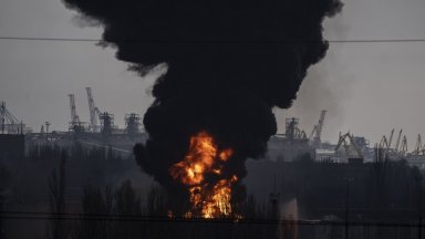 Снощи руските военновъздушни сили нанесоха групов удар с дронове по