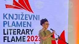 Полската писателка и нобелист Олга Токарчук получи наградата "Литературен пламък" в черногорския курорт Будва